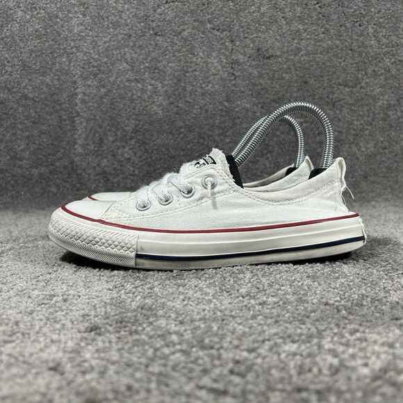 Converse Chuck Taylor All Star Shoreline 537084F Women’s Sz 6.5 White Shoes Used - Picture 4 of 11